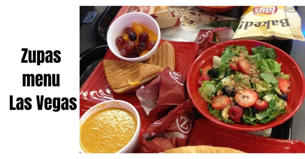 Zupas Menu Las Vegas